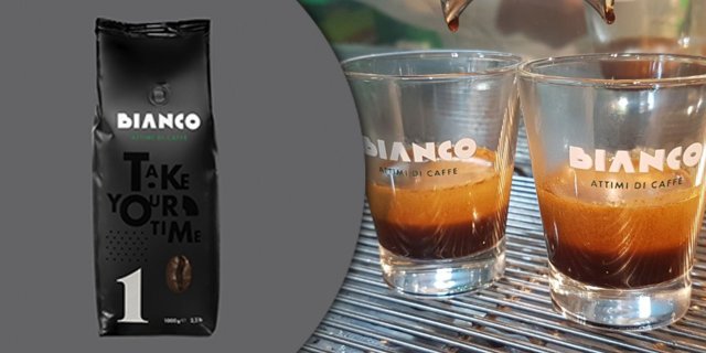Bianco Nr. 1, Espresso szemes kávé, 100% Arabica, 1 kg
