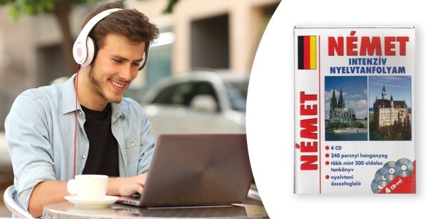 Német intenzív nyelvtanfolyam - 4 CD-vel