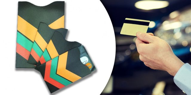 RFID adatlopás elleni tok szett (3 bankkártya- és 1 útlevél tok)