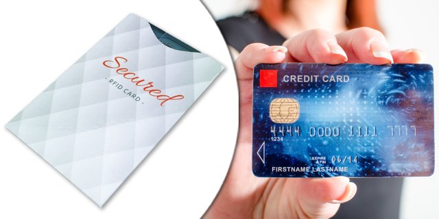 RFID bankkártya adatlopás elleni tok, fehér + több színben