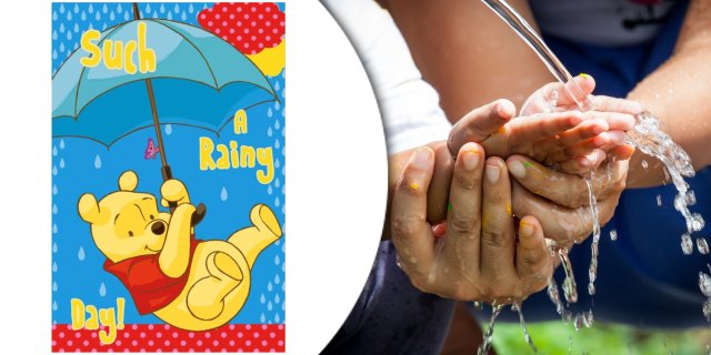 Kéztörlő - arctörlő törölköző, Disney Winnie the Pooh, Micimackó