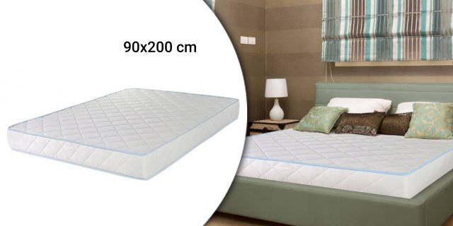 Bedora Blue Line ortopéd hideghab matrac, antibakteriális steppelt matracszövet, 90x200 cm + több méretben