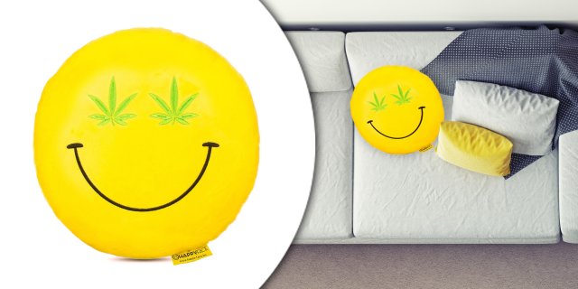 Cannabis Emoji Párna