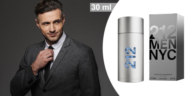 Carolina Herrera - 212, férfi parfüm (eau de toilette) 30 ml