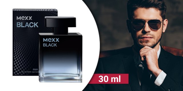Mexx - Black, férfi parfüm (EDT) 30 ml + több kiszerelésben
