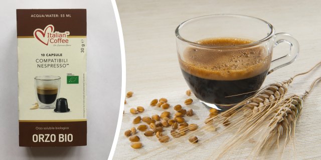 Nespresso kompatibilis, bio, árpa kávékapszula, 10 db