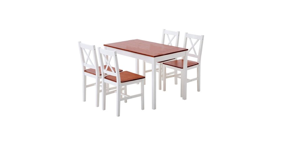 Timeless Tools Étkezőasztal 4 székkel