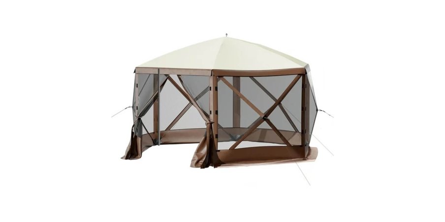Timeless Tools 8 személyes vízálló kemping sátor, tárolóval és szúnyoghálóval