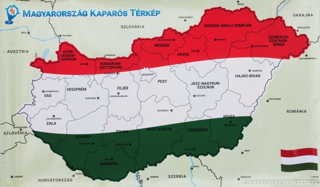 Timeless Tools Magyarország kaparós térkép