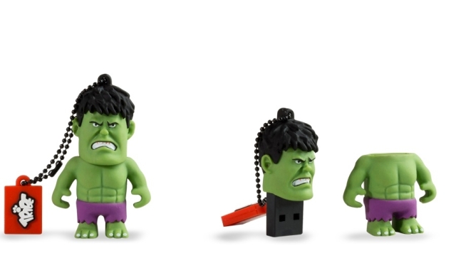 Marvel - Hulk design pendrive, 8GB +más figurákban