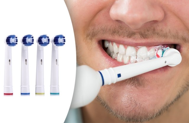 Oral B kompatibilis fogkefe fej, 4db, SB - 20A + több típusban