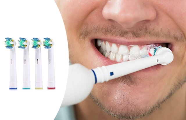 Oral B kompatibilis fogkefe fej, 4db, EB - 25A + több típusban