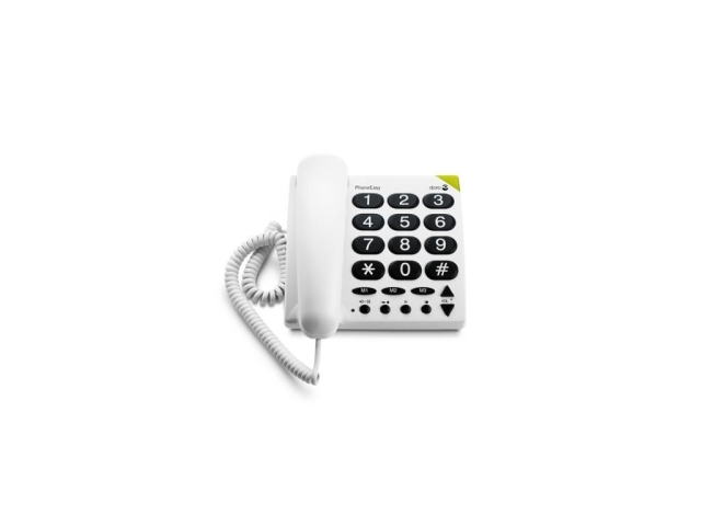 Vezetékes telefon, Doro PhoneEasy 311c, fehér