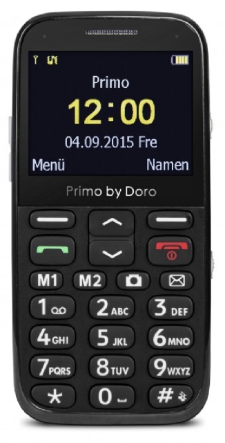 Doro Primo 366 mobiltelefon, fekete