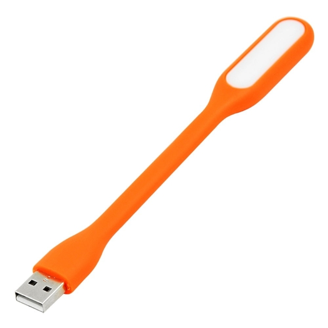 USB színes flexibilis LED lámpa, Itotal, narancssárga