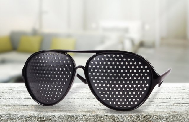 Látásjavító szemüveg- szemtréner, kerekített + más stílus