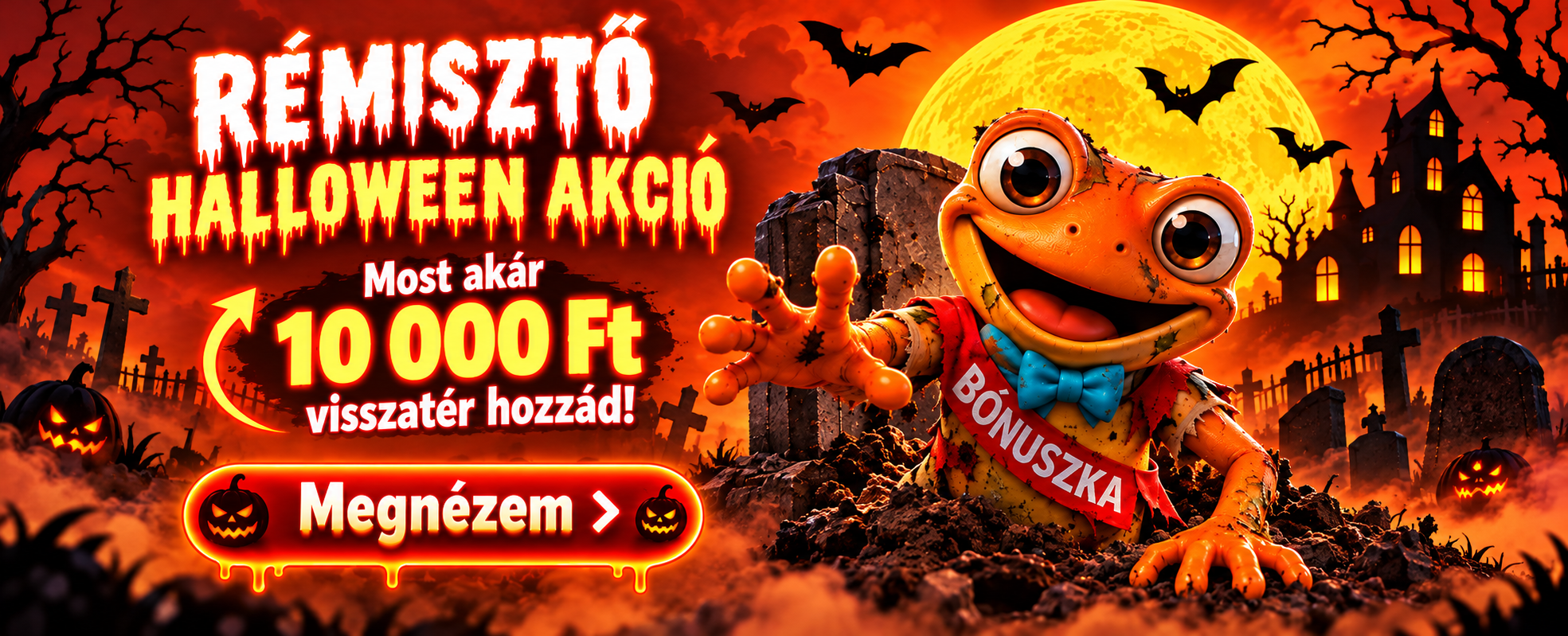 Rémisztő Halloween akció